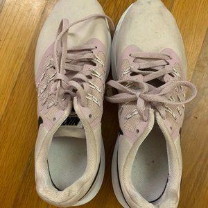 Pink Nike sneakers